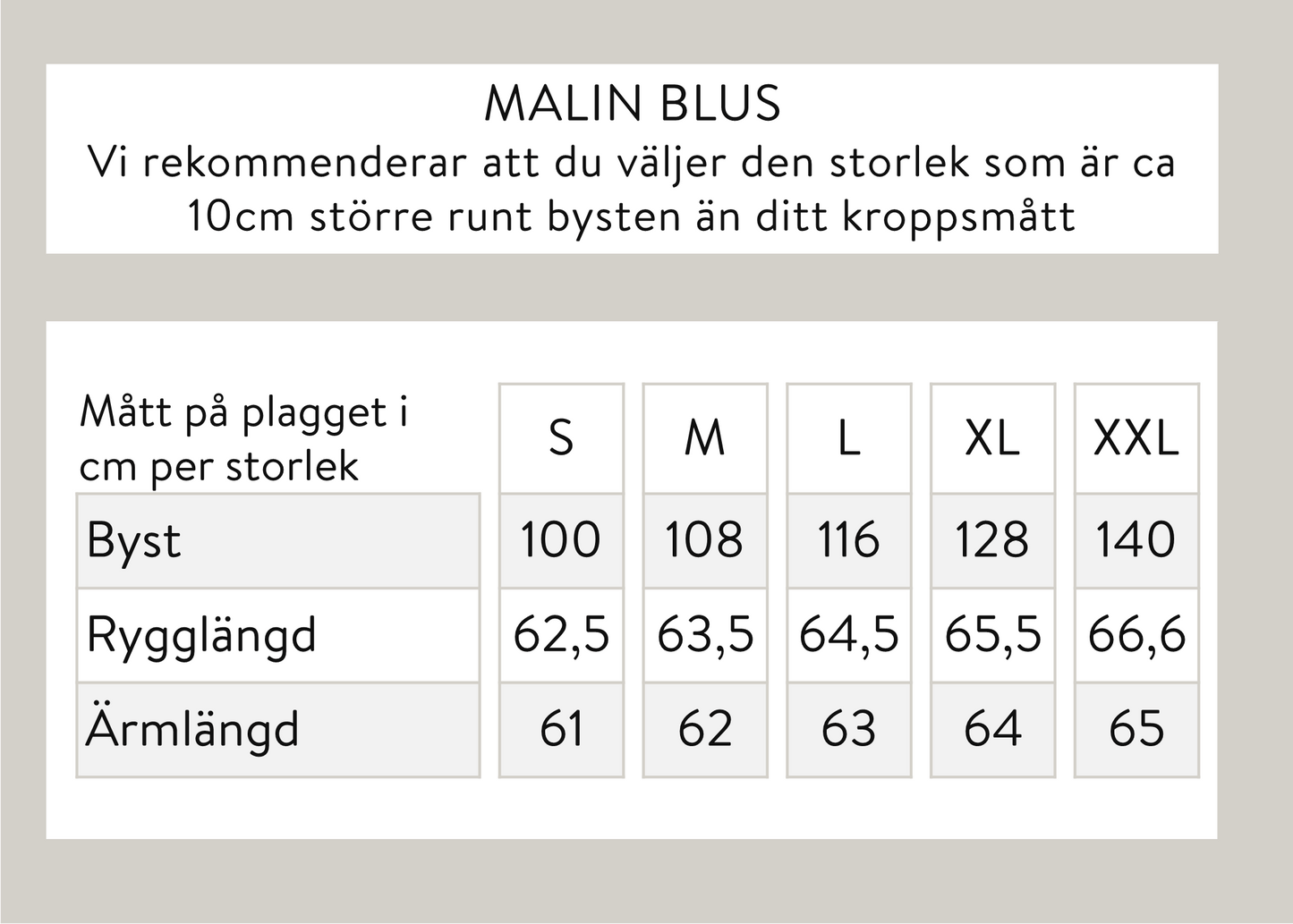 Malin blus - Blå