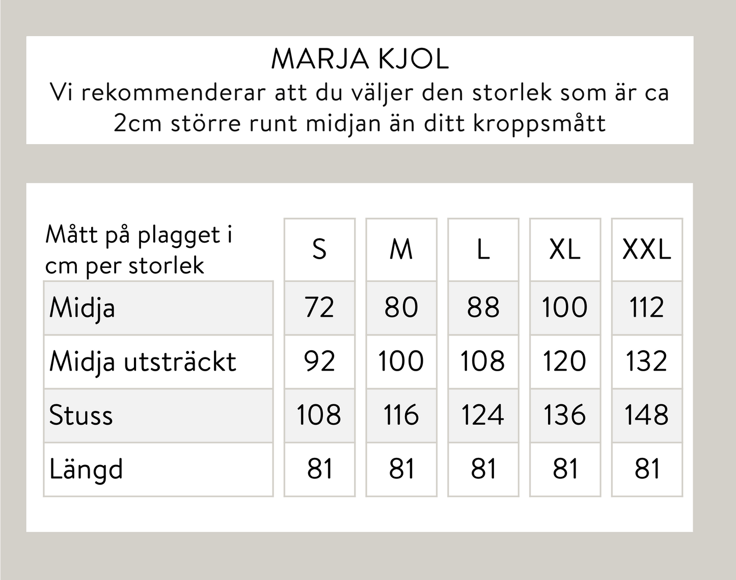 Marja kjol - flerfärgad