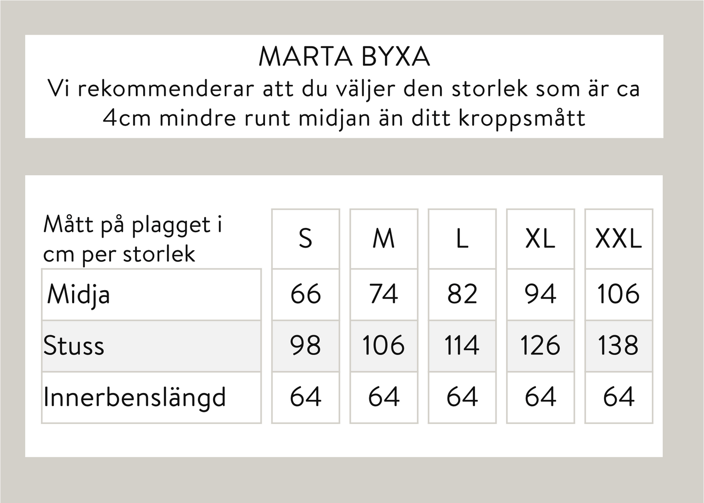 Marta byxa - Svart