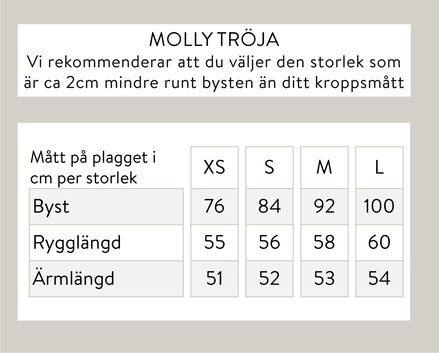 Molly neulepusero - beige