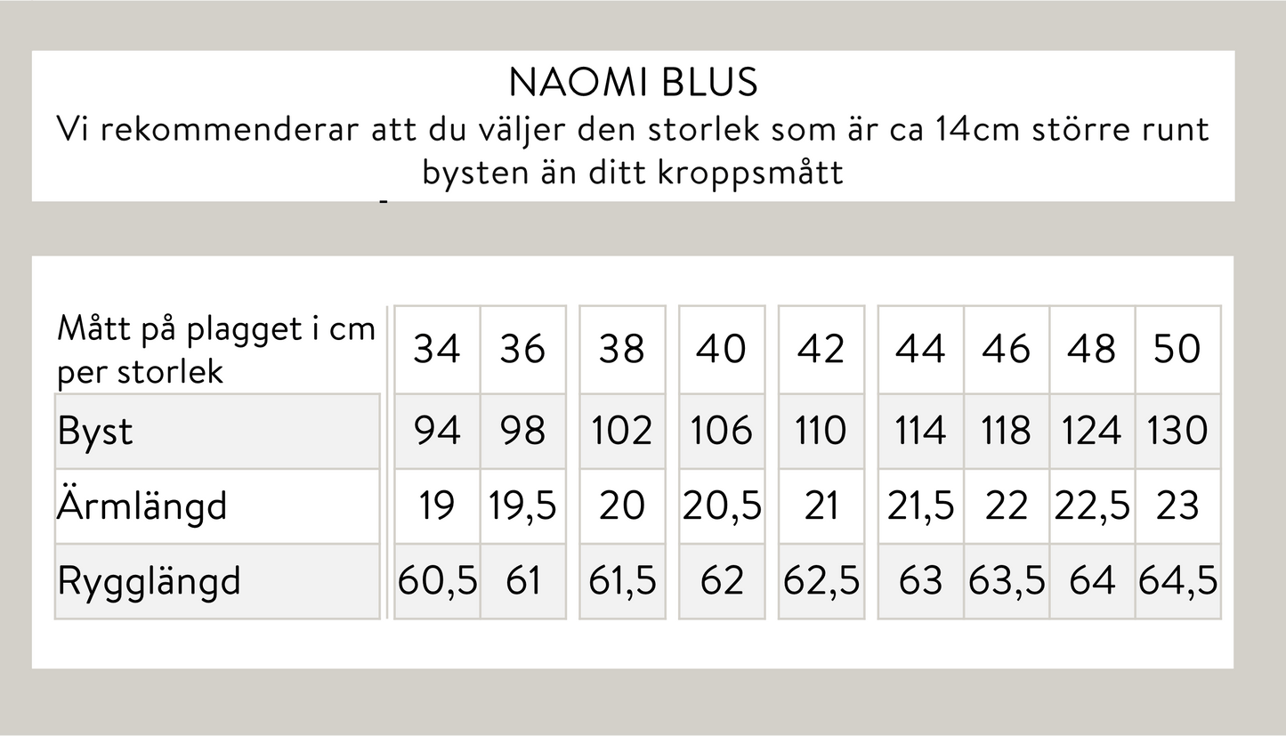 Naomi blus - svart