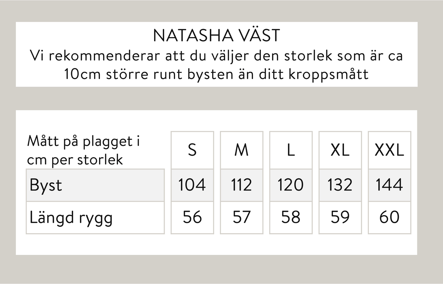 Natasha Vest - harmaa
