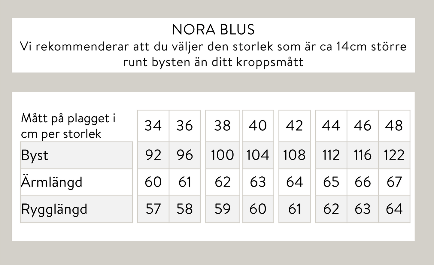 Nora blus - svart
