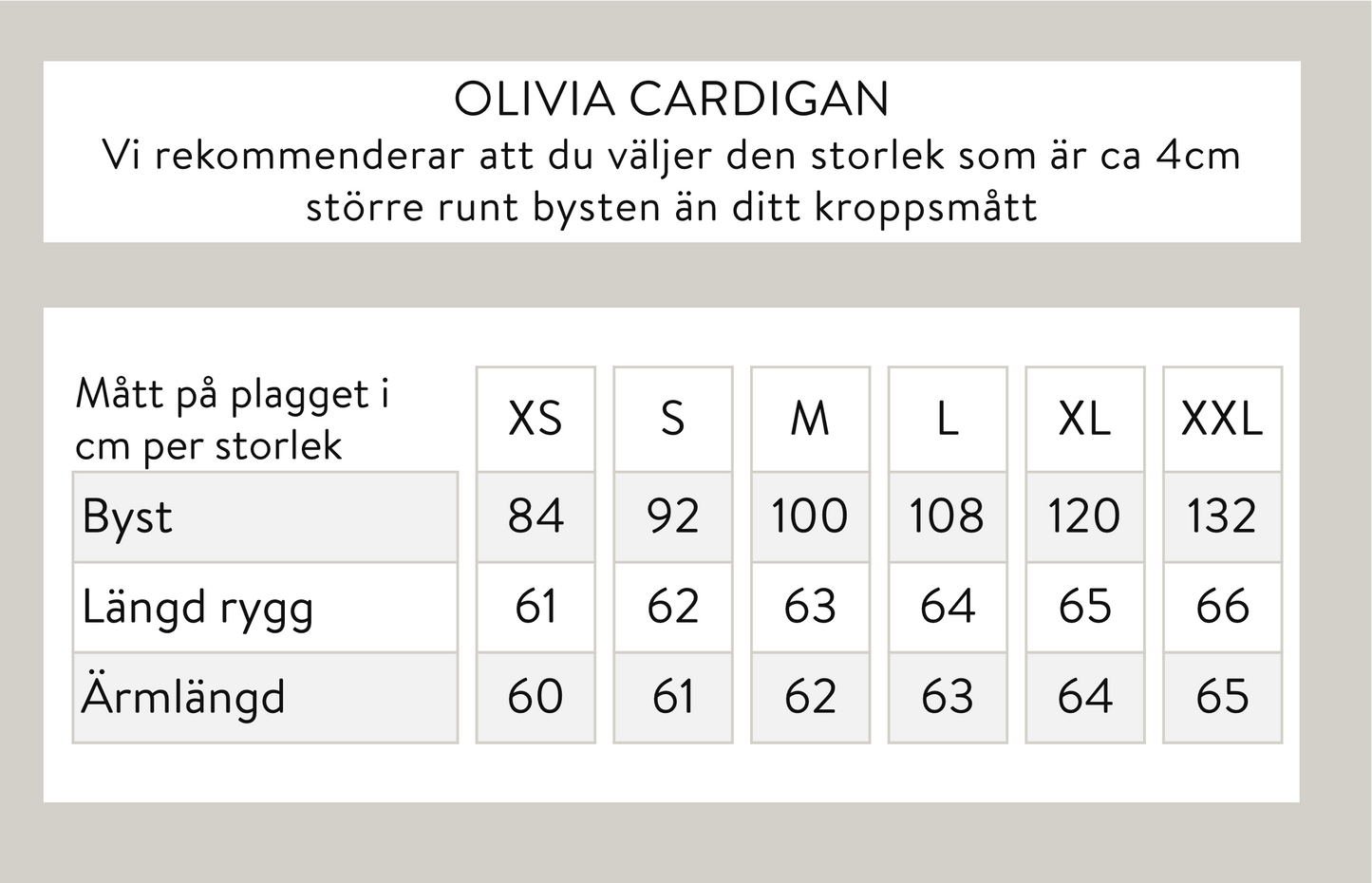 Olivia cardigan - Grå