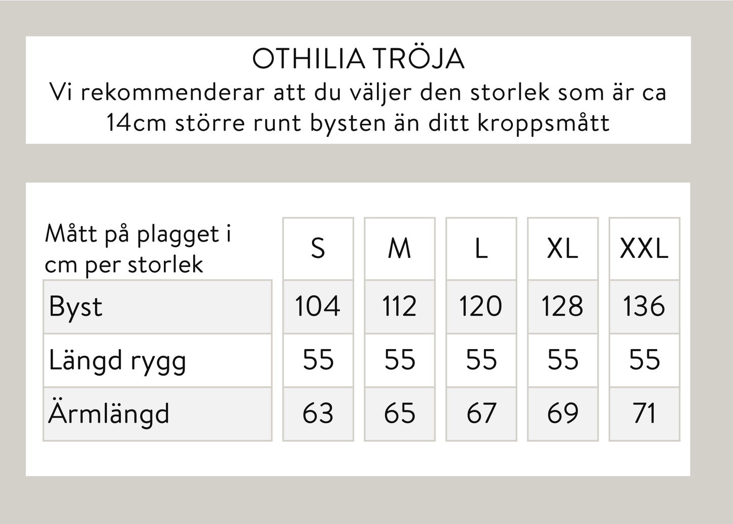 Othilia tröja - beige