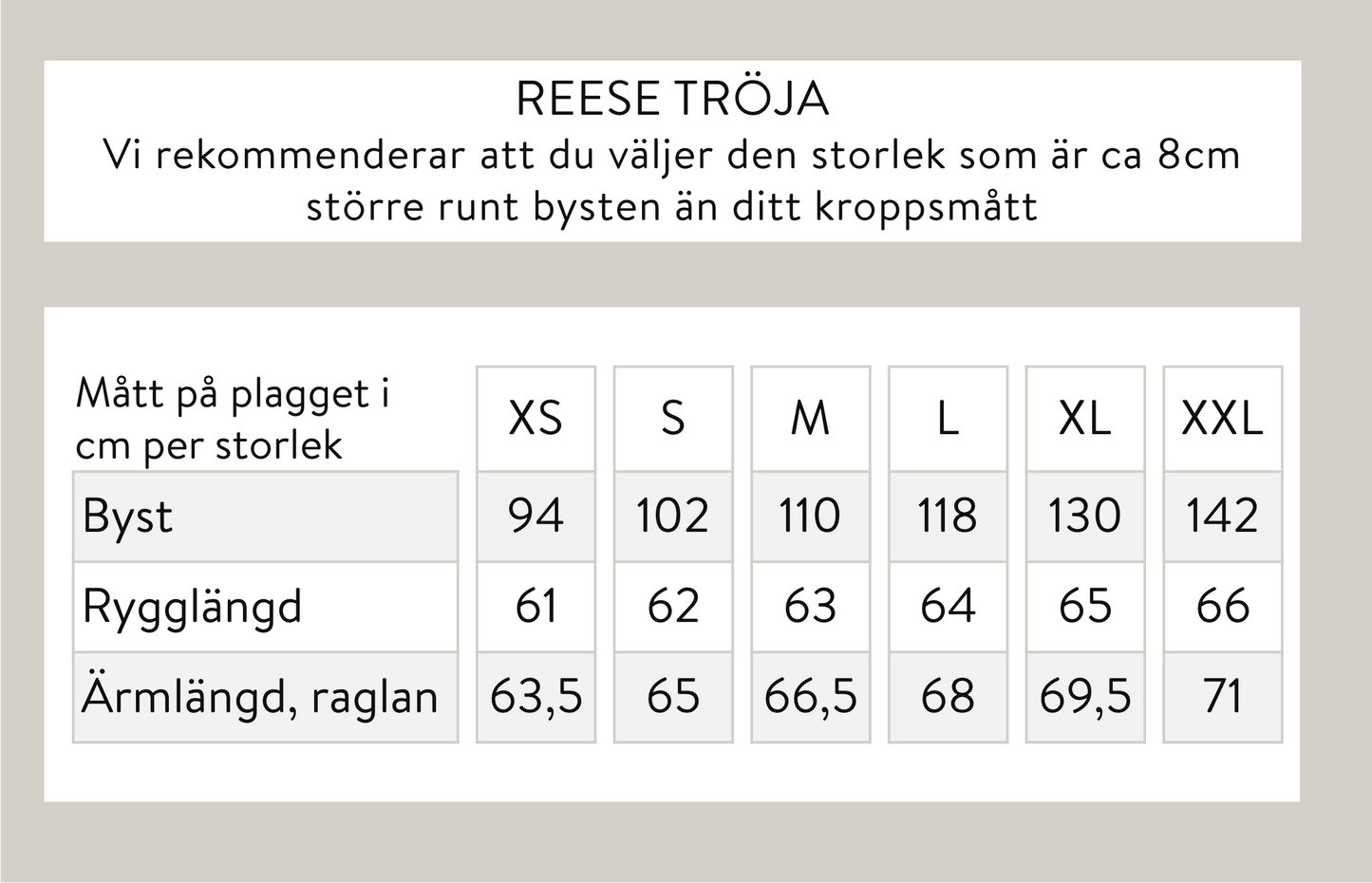 Reese neulepusero - luonnonvalkoinen