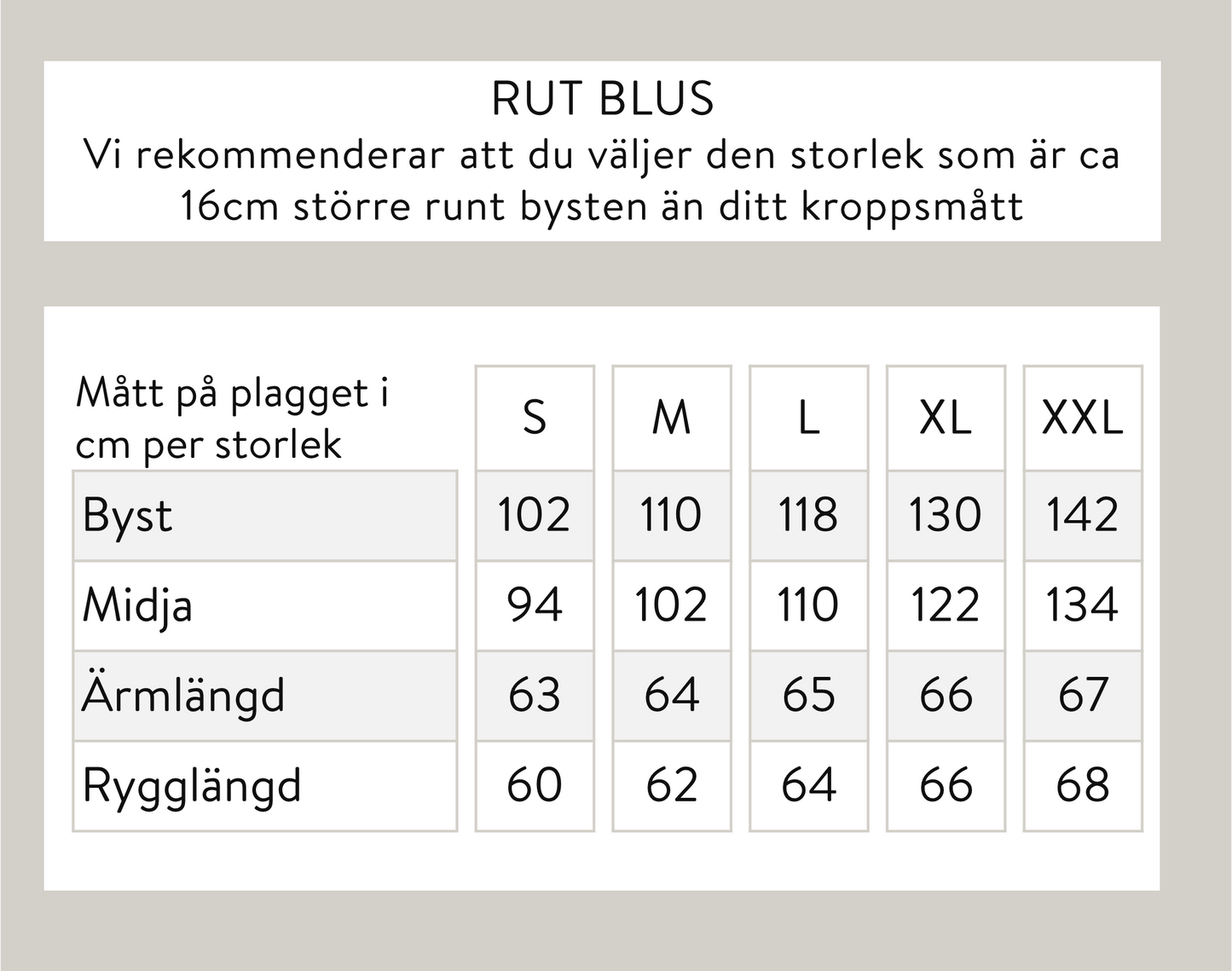 Rut blus - röd