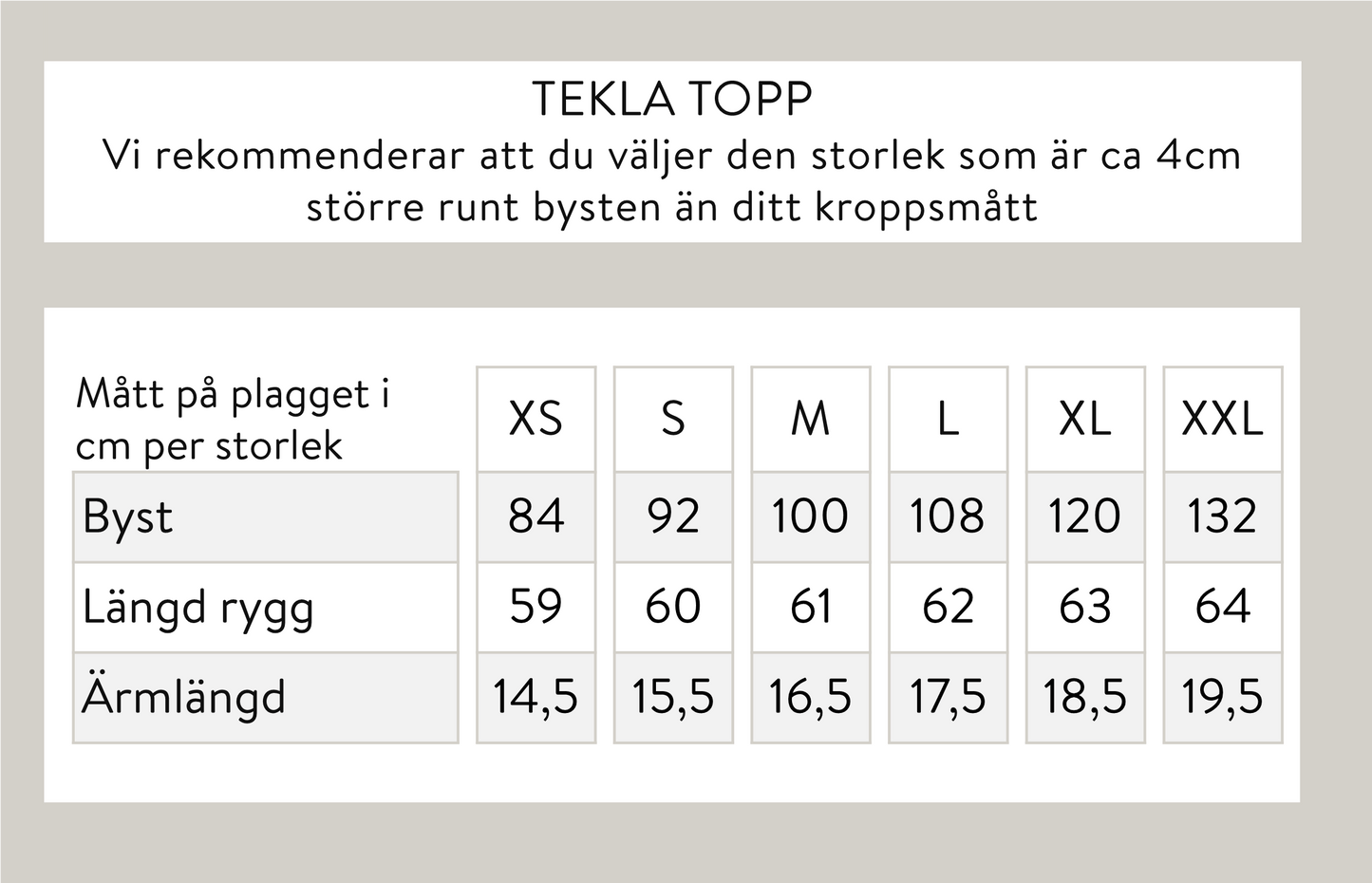 Tekla topp - Offwhite