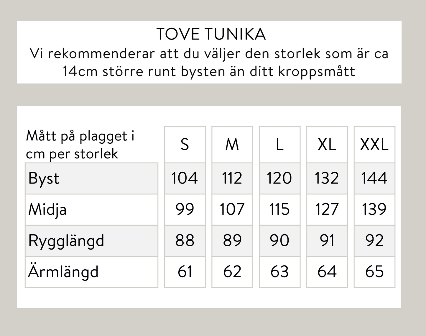 Tove tunika - Flerfärgad