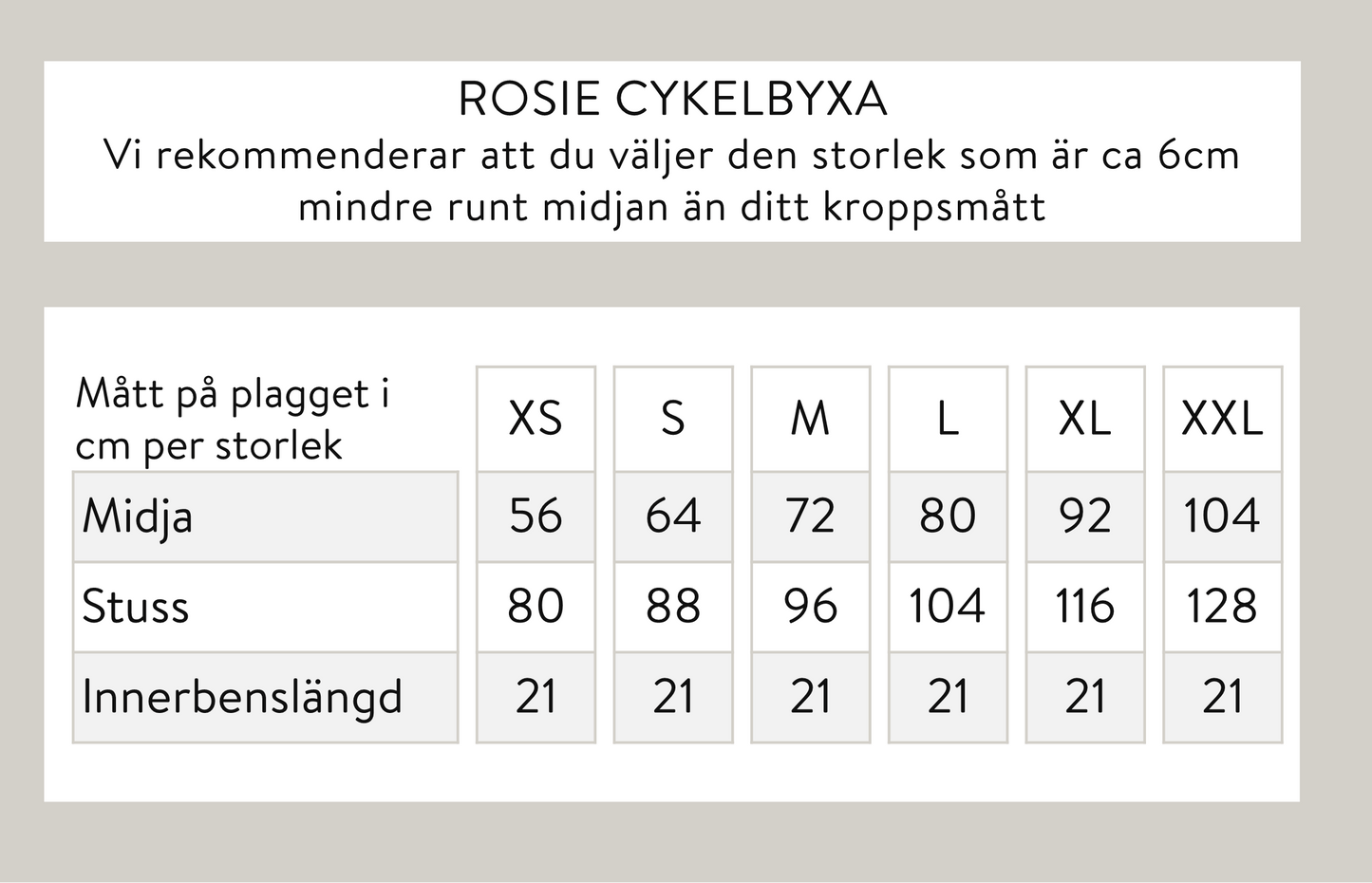 Rosie pyöräilyhousut - mustat